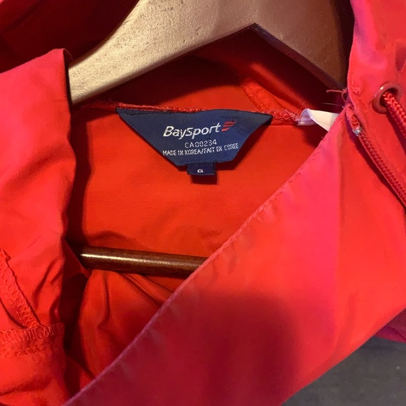 Baysport womens rain jacket, red - Picture 5 of 5